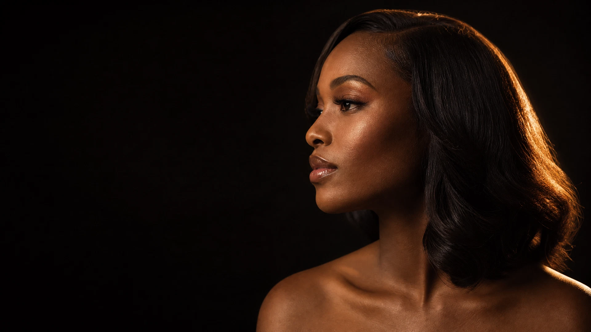 Luxury High Society Beauty editorial portrait