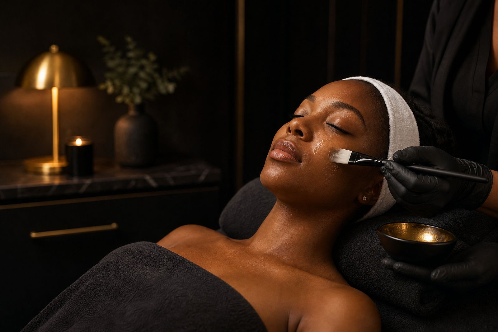 Restorative facial treatment
